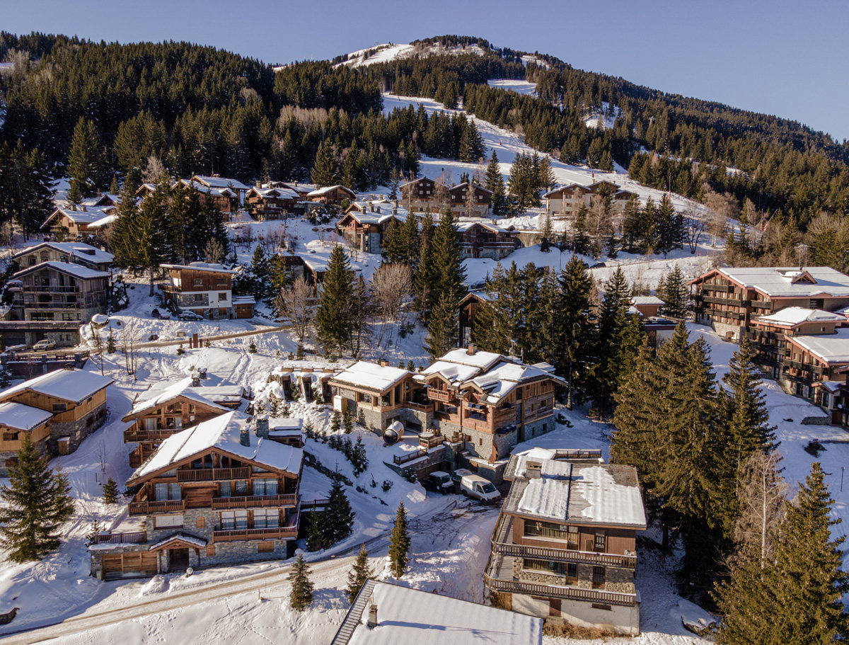 Courchevel Village in France