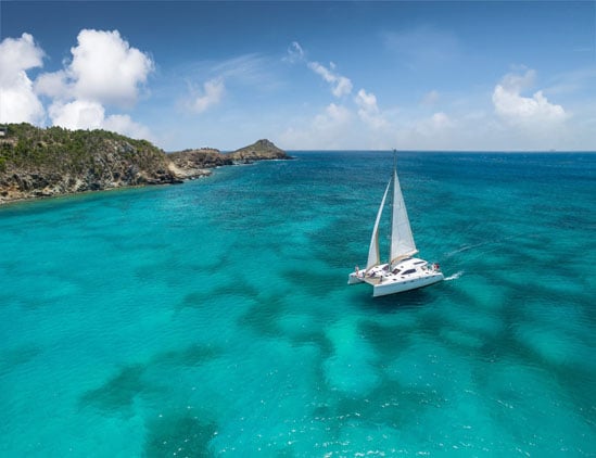 St Barts Catamaran Charter Nautitech 47'