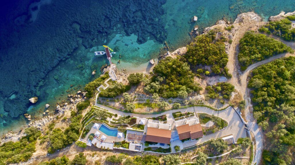 Villa Serenaos in Lefkada captures the secluded elegance, where privacy meets Ionian beauty.