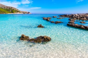 Mallorca beach on the Mediterranean