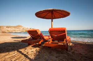 Paradise Beach. Photographers tour Mykonos