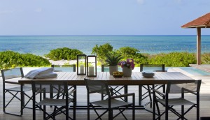Ocean view from the villa. New villas Turks and Caicos