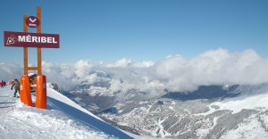 Skiing Meribel