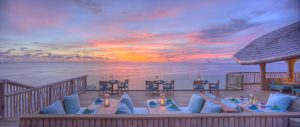 Out of Blue Restaurant, Soneva Fushi. Dining Options in the Maldives