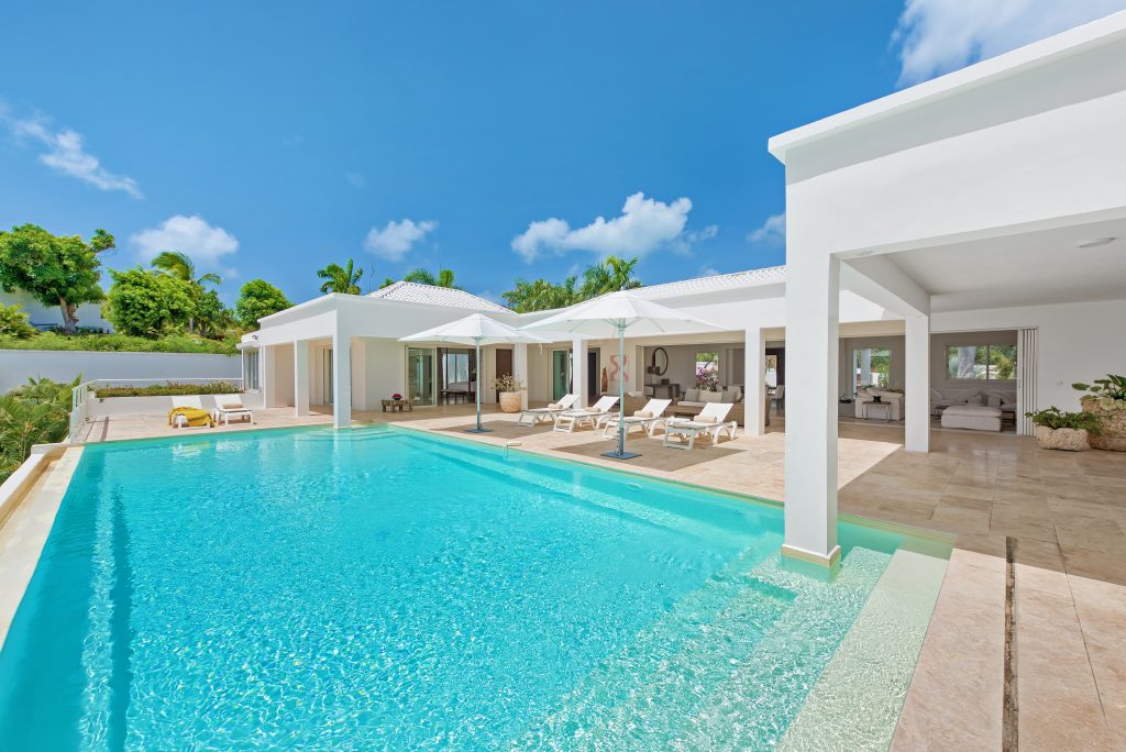 Villa Bamboo with its beautiful pool on St Martin