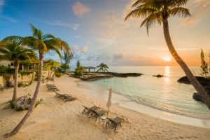 Private Beach in Cayman Islands. winter destinations