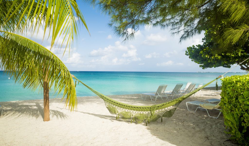 Hammock on the Seven Mile Beach, Grand Cayman