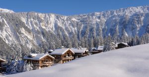 Mountain, snow and chalets. Winter retreat Courchevel
