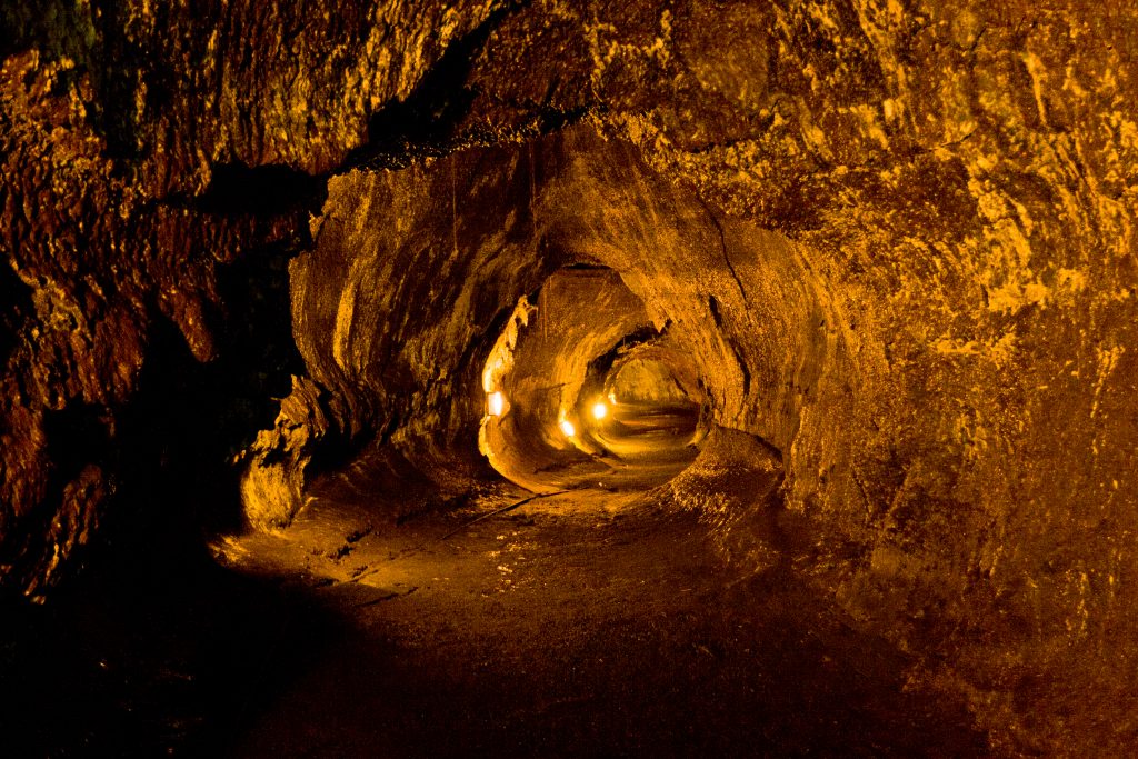 Lava Tube in Hawaii. Best family vacation