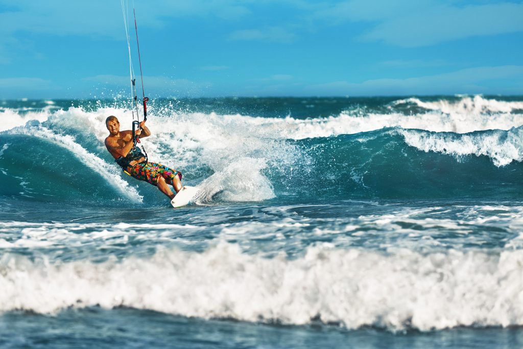 Water Sports. Turks and Caicos Kiteboarding season
