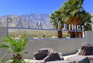 Palm Springs sign. A week in Palm Springs