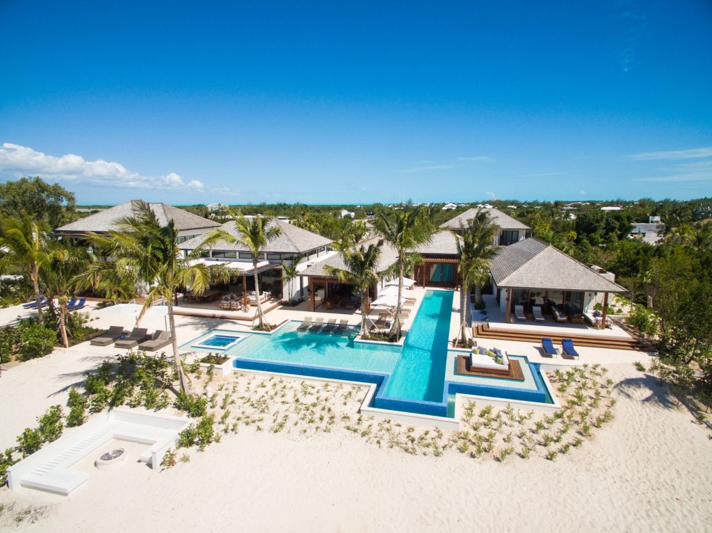 Villa Hawksbill in Turks & Caicos, a luxury Caribbean private villa with a lap pool and jacuzzi.