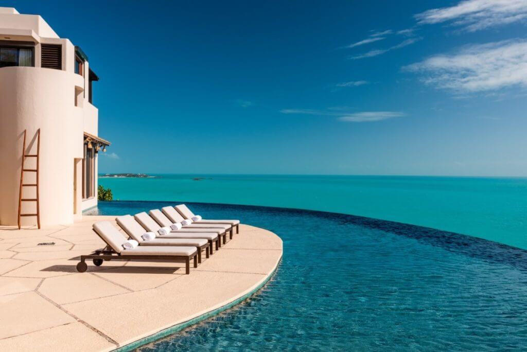 Luxury experiences at Villa Bajacu, Turks & Caicos with infinity pool views and serene comfort in Turtle Tail.