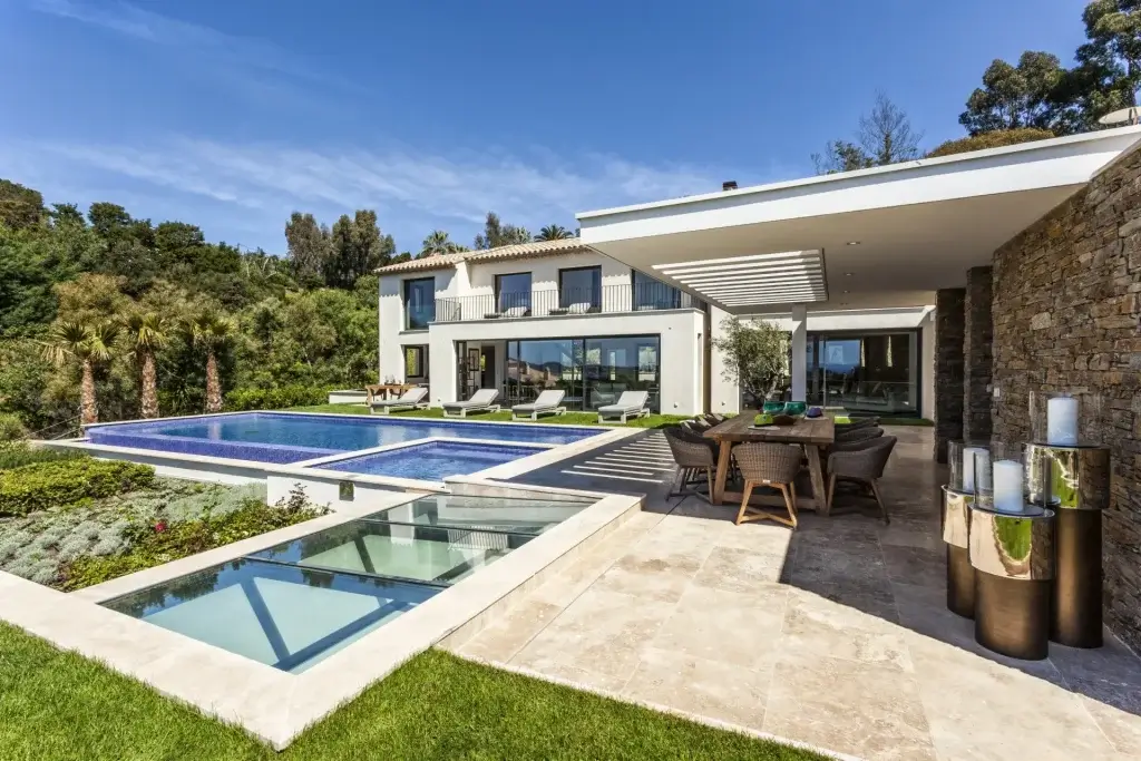 Colibri Saint Tropez villa with infinity pool and terrace, ideal for where to stay French Riviera luxury outdoor living