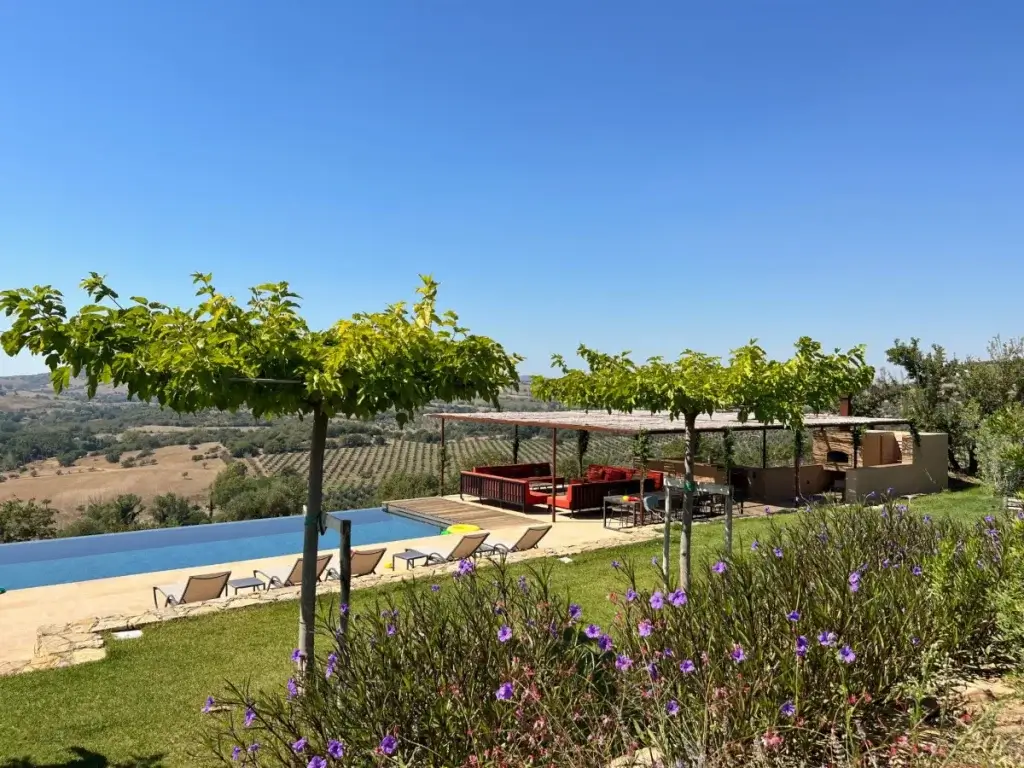 Where to stay in Tuscany at Veltuna with infinity pool, outdoor lounge, and panoramic countryside views