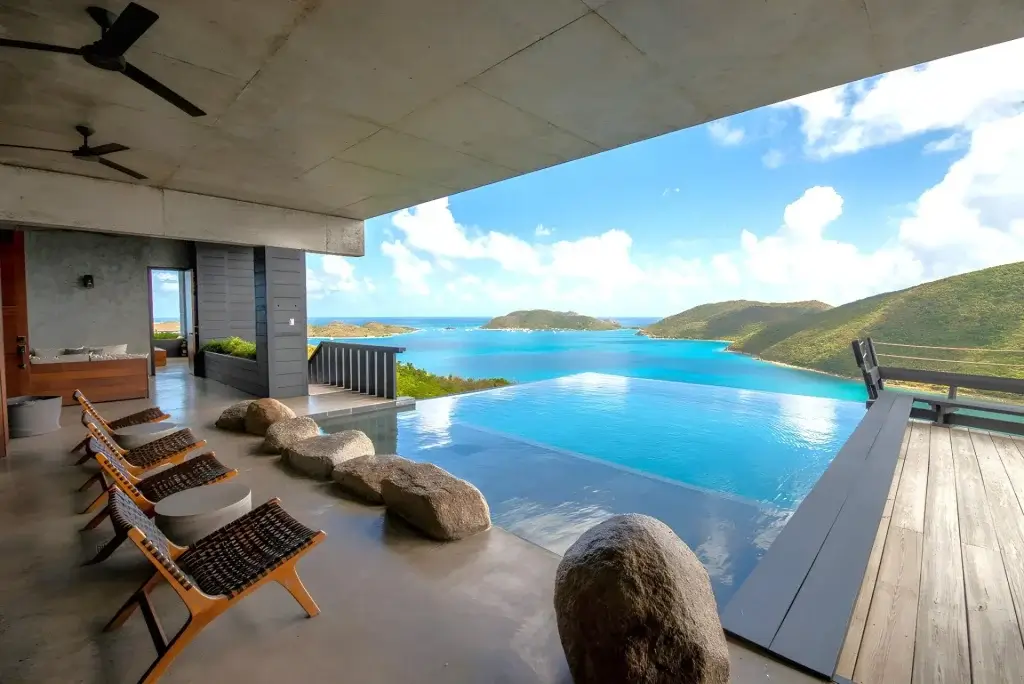 Luxury Caribbean islands for discerning travelers villa Segura BVI with infinity pool and panoramic ocean views