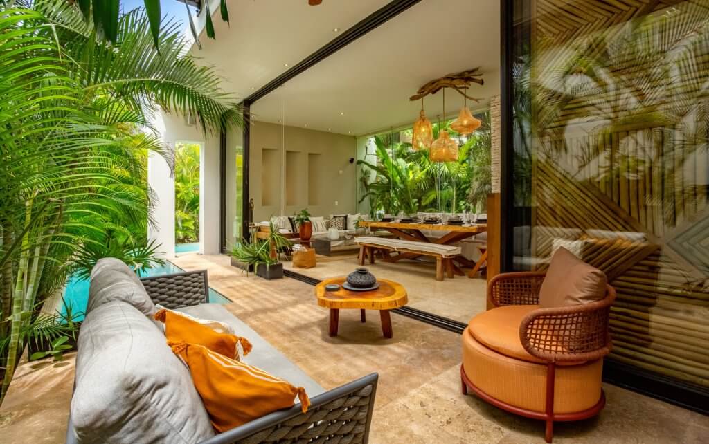 Best luxury villas in the world featuring Casa Estrella in the Mayan Riviera with lush indoor-outdoor living.