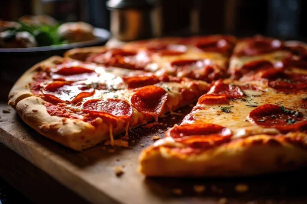 Private Pizza Making Class in Sorrento or Naples with fresh pizza on a wooden board