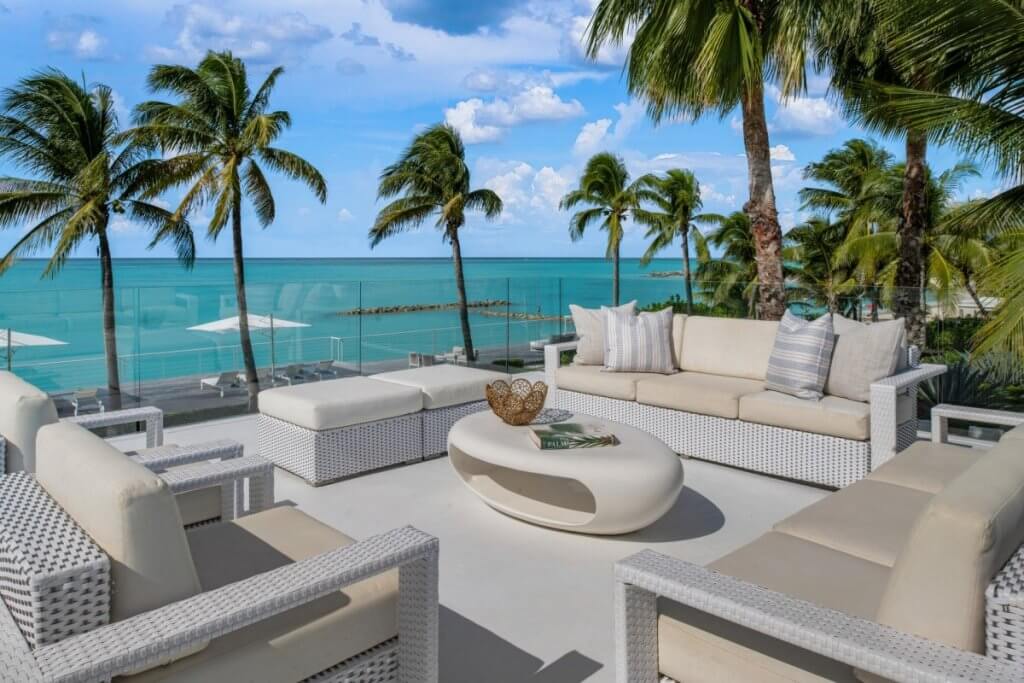 Salacia showcases the best beachfront villas in the Caribbean with panoramic oceanfront terrace views