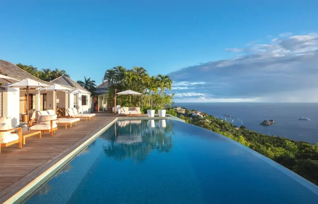 Infinity pool at Fleur de Mer in St. Barts, one of the Best Caribbean Islands for Couples